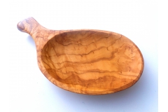 Servírovací doštička na krájanie / miska z olivového dreva 23 cm